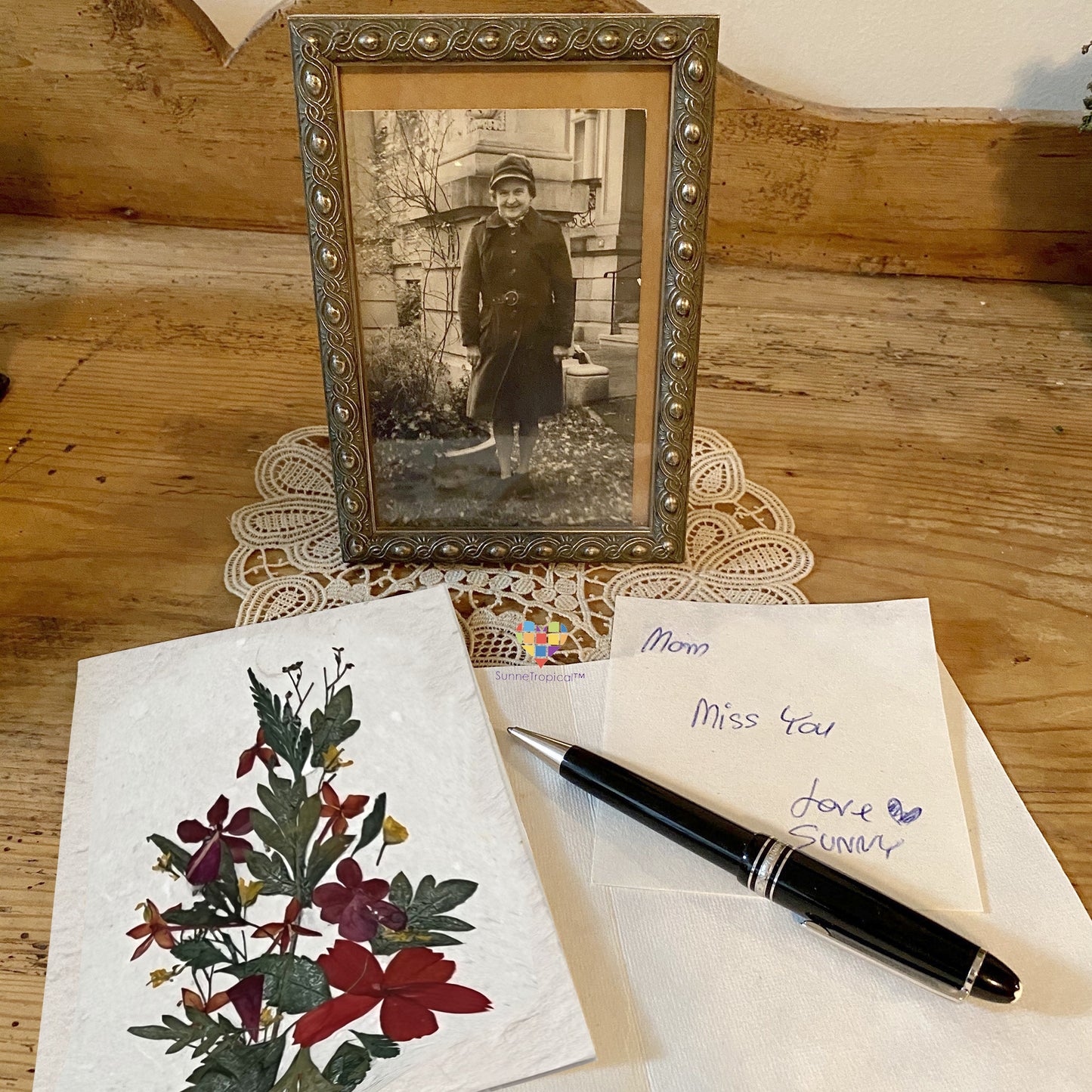 Handmade Mulberry Paper Greeting Card 5x7 Inch Random Pack (12 Surprise Cards)