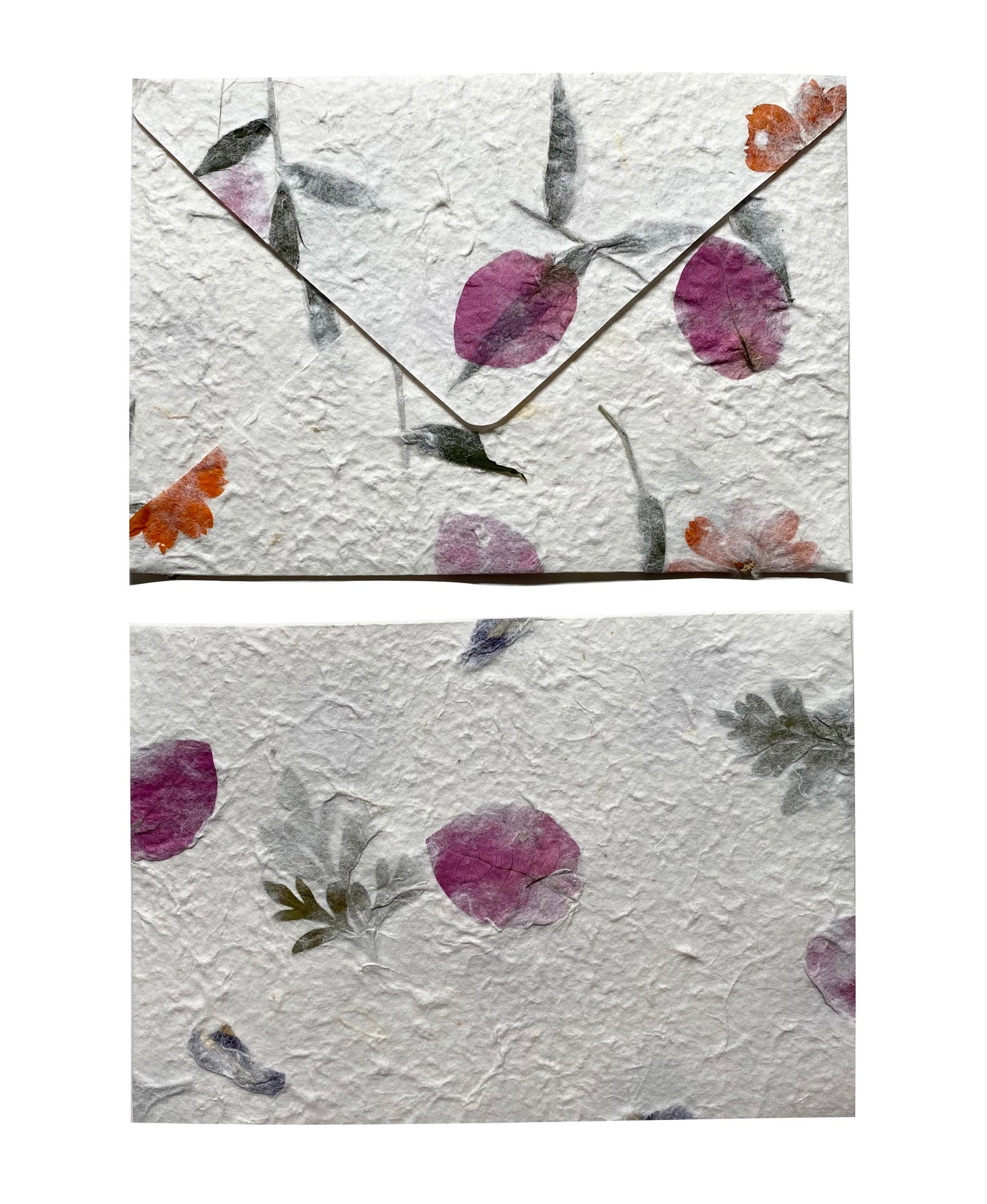 10 Envelope Per Pack Mulberry Paper Pressed Flower Inclusion Paper Handmade Envelope 16 x 23.5 CM - SIZE 6.3 x 9.0 INCH