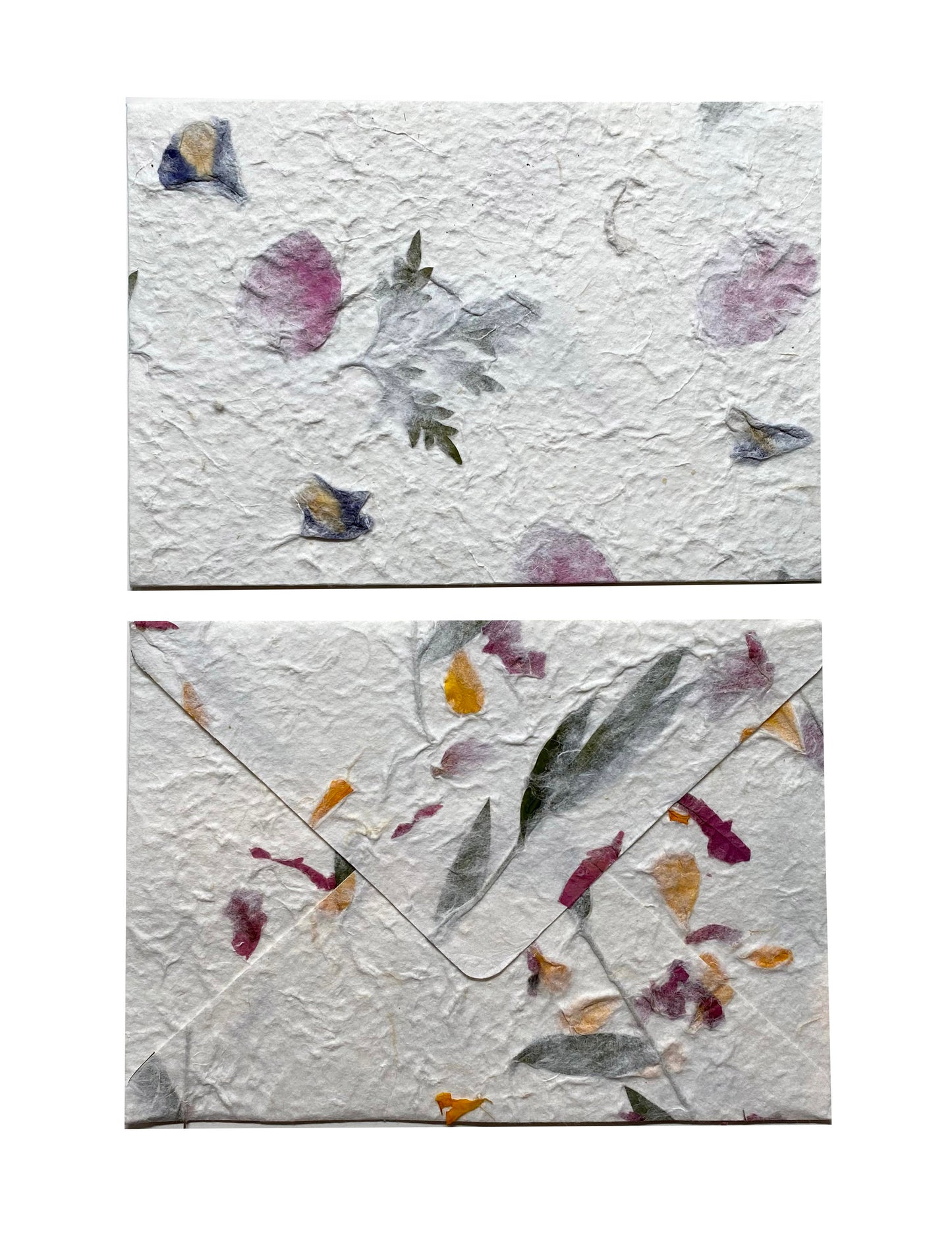 10 Envelope Per Pack Mulberry Paper Pressed Flower Inclusion Paper Handmade Envelope 16 x 23.5 CM - SIZE 6.3 x 9.0 INCH