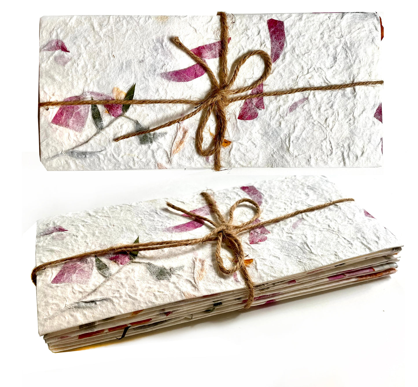 10 Envelope Per Pack Mulberry Paper Pressed Flower Inclusion Paper Handmade Envelope 10 x 21.5 CM - SIZE 3.94 x 8.46 INCH